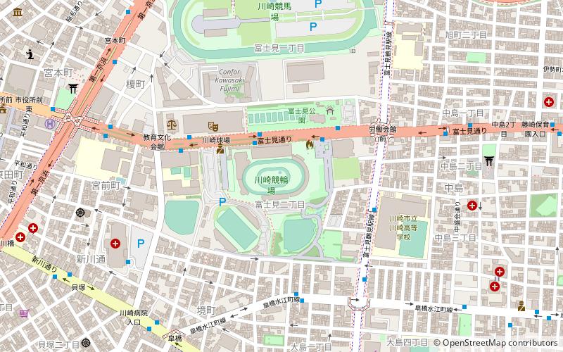 Velódromo Kawasaki location map
