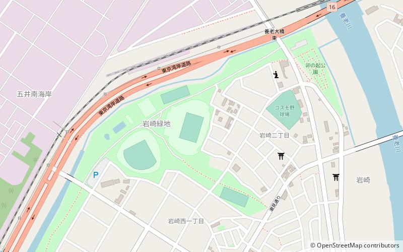 Ichihara Seaside Stadium location map