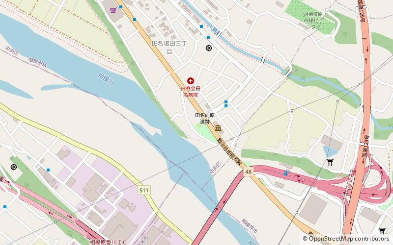 Tanamukaihara Site location map