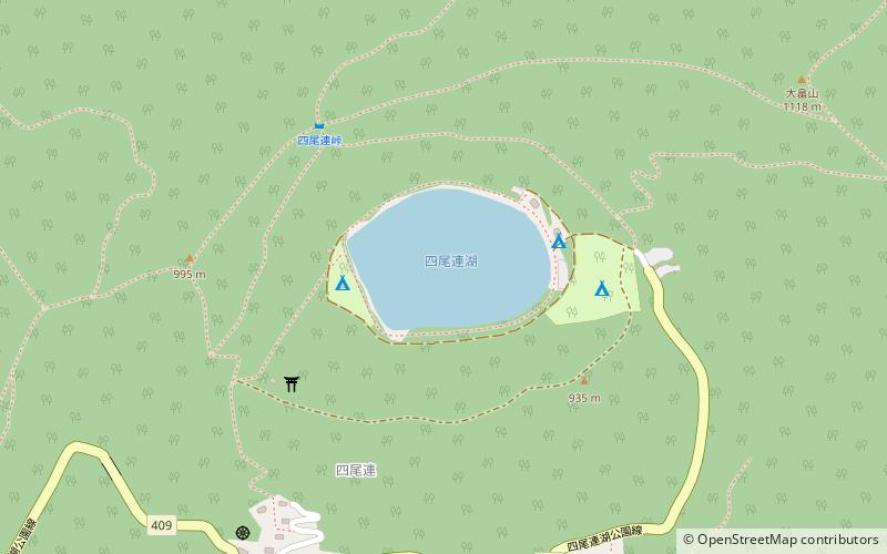 Shibireko Prefectural Natural Park location map