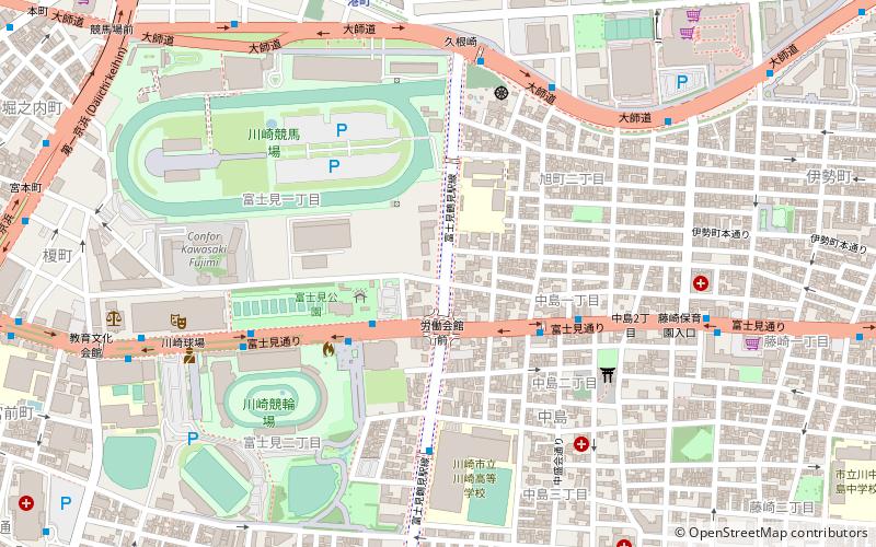 Kawasaki Racecourse location map