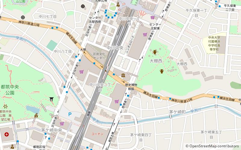 Yokohama History Museum location map