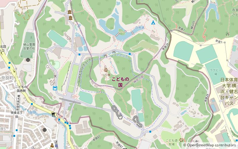 Kodomonokuni Theme Park location map