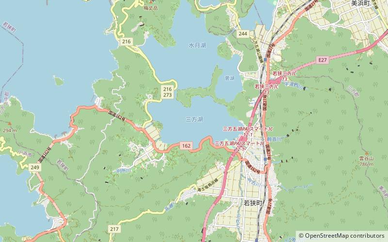 mikata five lakes parc quasi national de wakasa wan location map