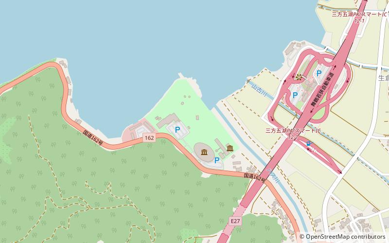 Torihama shell mound location map