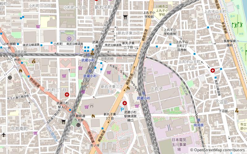 xin wan zi dong di2gong yuan jokohama location map