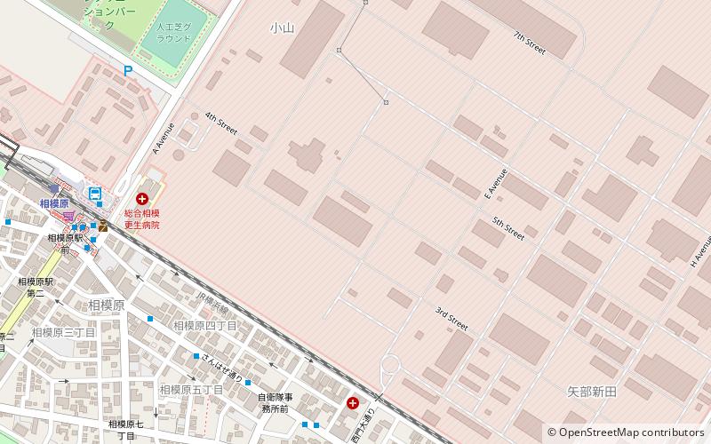 Sagami General Depot location map