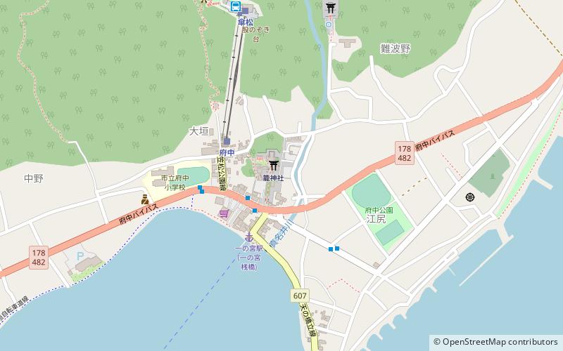 Kono Shrine location map