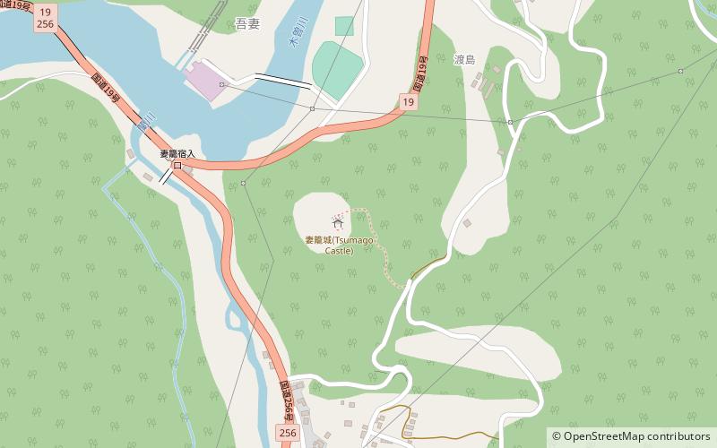 Nagiso location map