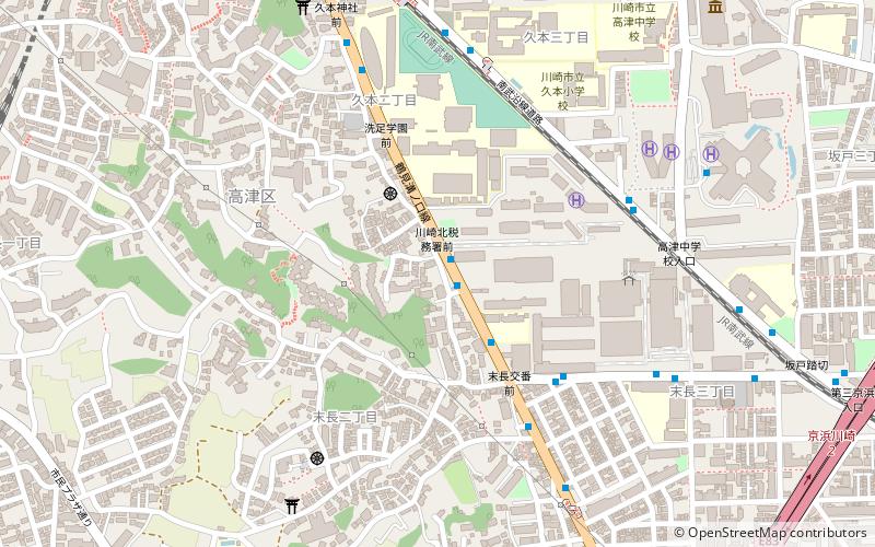 Takatsu-ku location map