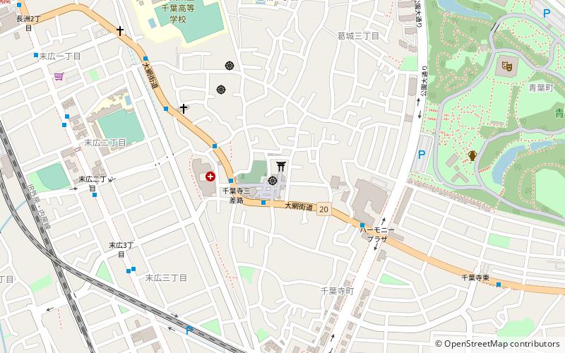 Chiba-dera location map