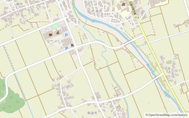 Kōdōji temple ruins location map