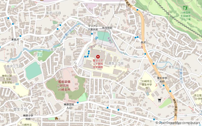 St. Marianna University School of Medicine location map