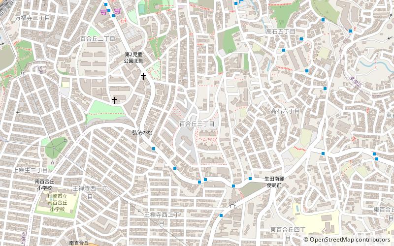 Yurigaoka location map