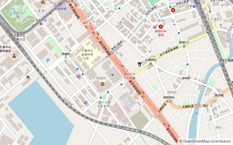 Chiba Port Arena location map