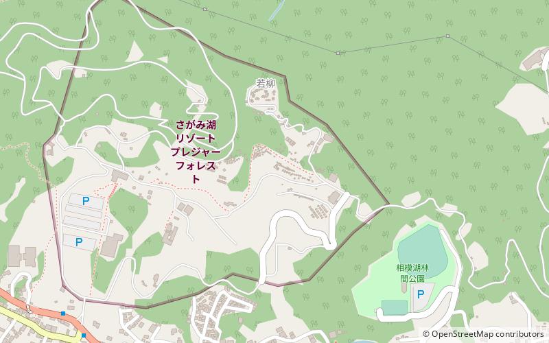 lake sagami pleasure forest location map