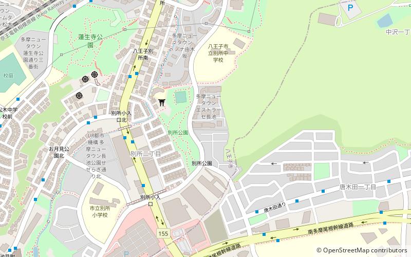 Tama-Hügelland location map