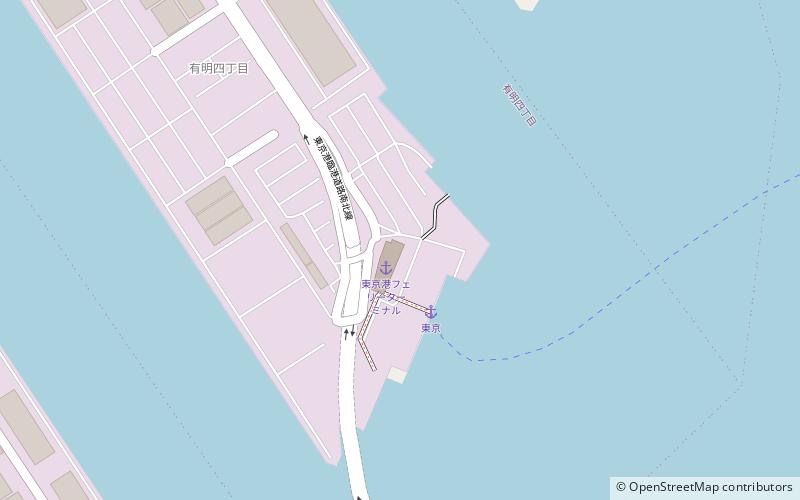 Port of Tokyo location map