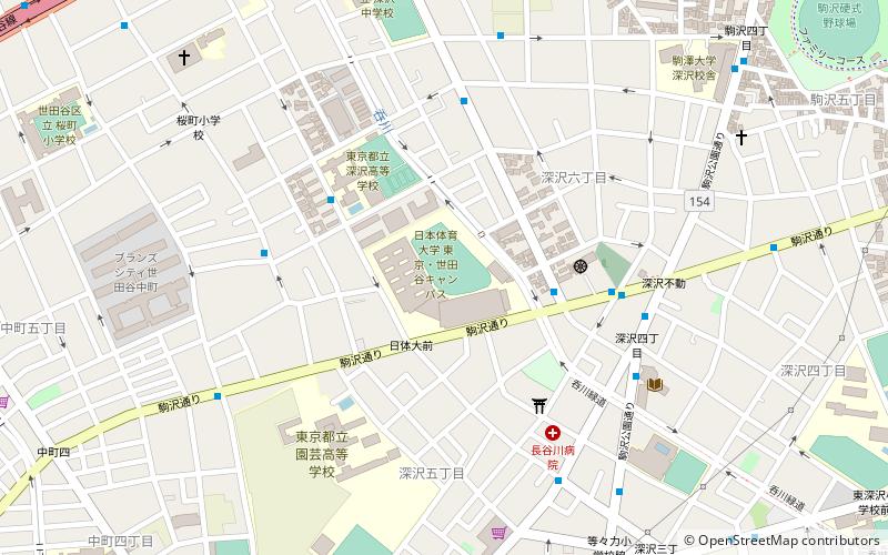 Nippon Sport Science University location map