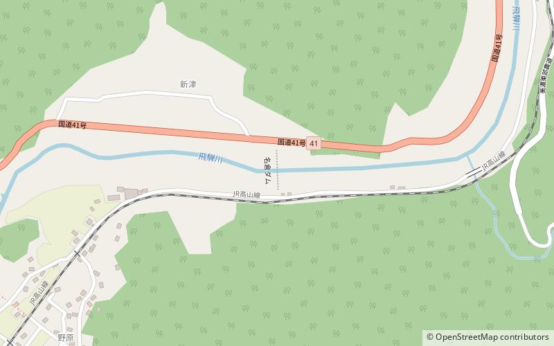 Nagura Dam location map