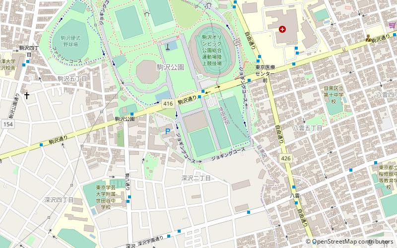 Komazawa Volleyball Courts location map