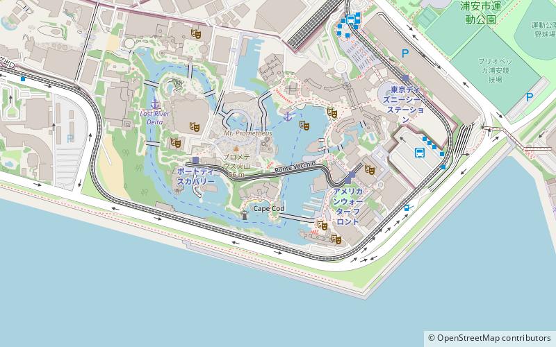 DisneySea Electric Railway location map