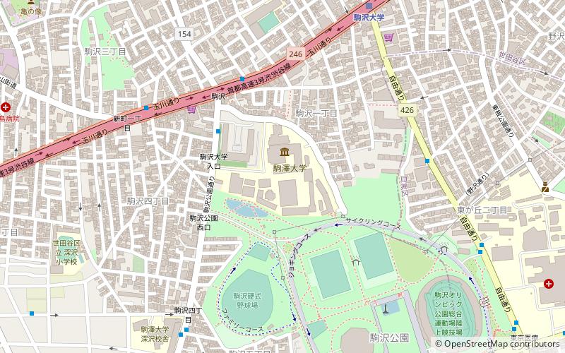 Komazawa-Universität location map