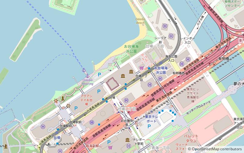 decks tokyo beach tokio location map