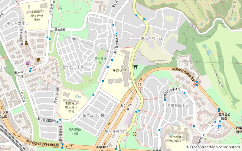 Tama University location map