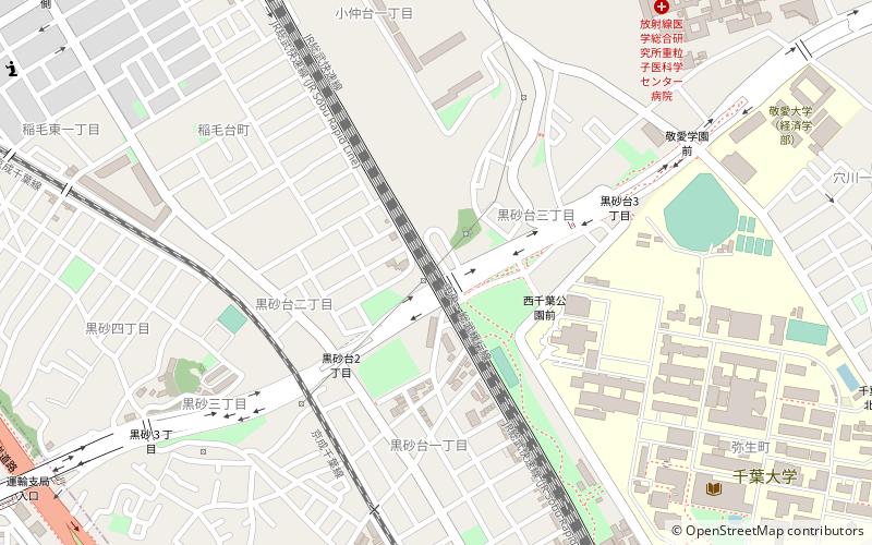 Chiba University location map