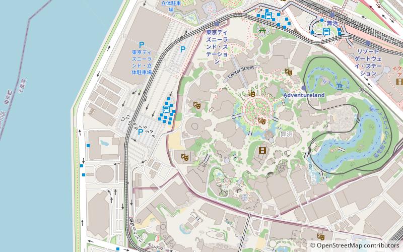 Space Mountain location map