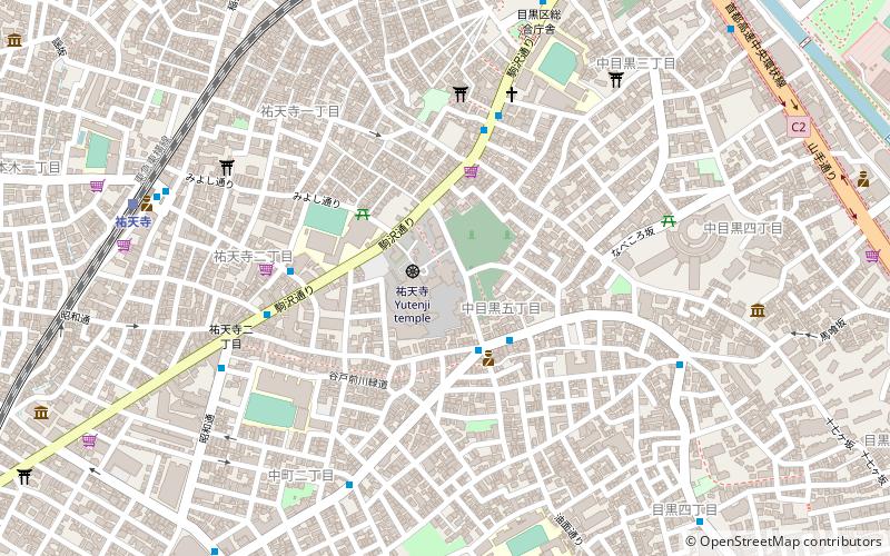 Yūten-ji location map
