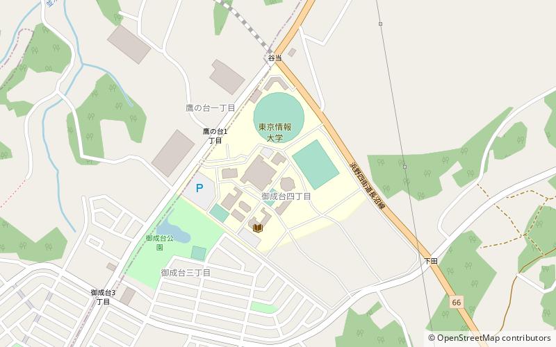 Tokyo University of Information Sciences location map