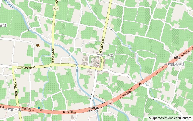Ichinomiya Asama Shrine location map