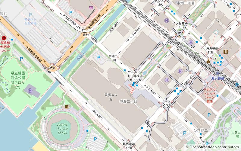 Makuhari Messe location map