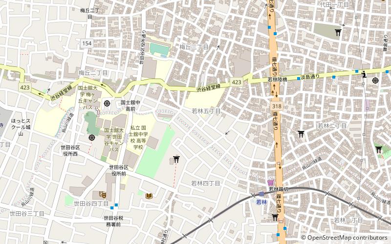 Kokushikan University location map