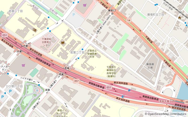 Chiba Prefectural University of Health Sciences location map