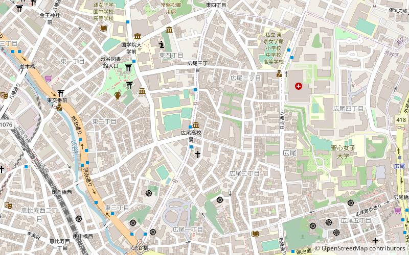 Yamatane-Kunstmuseum location map
