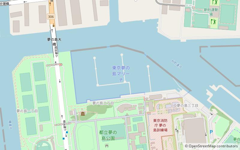tokyo yumenoshima marina tokio location map