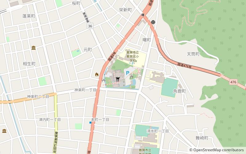Kehi Shrine location map