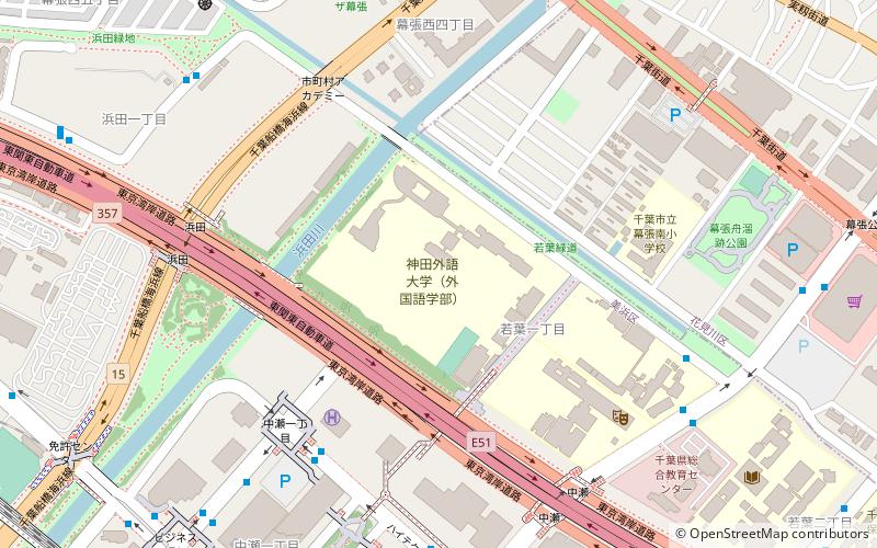 Kanda University of International Studies location map