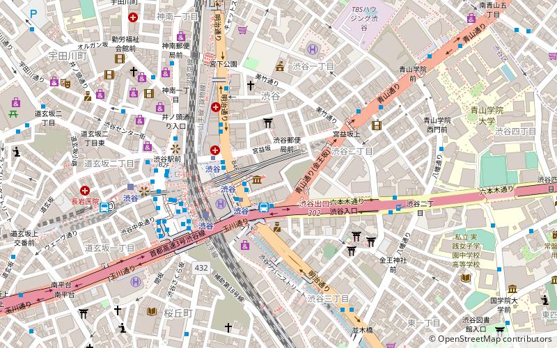 Shibuya Hikarie location map