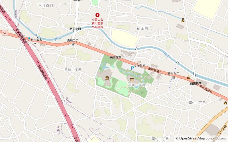 Yamanashi Prefectural Museum of Art location map