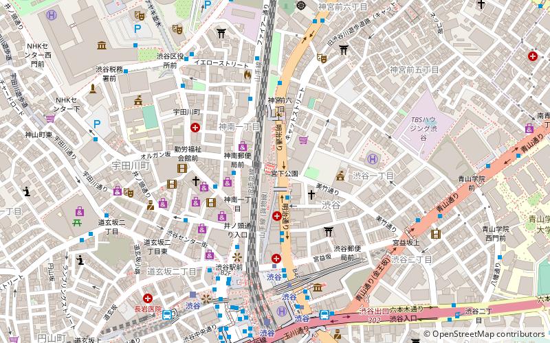 Miyashita Park location map