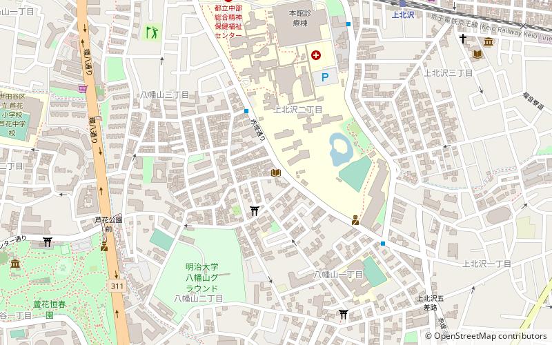 Oya Soichi Bunko location map