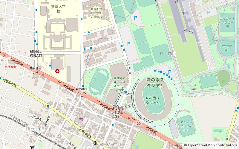 Musashino Forest Sport Plaza location map