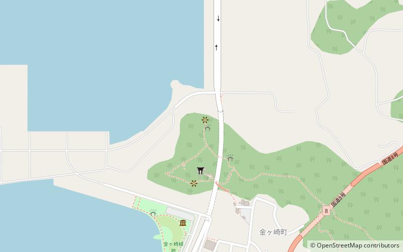 Kanagasaki Castle location map