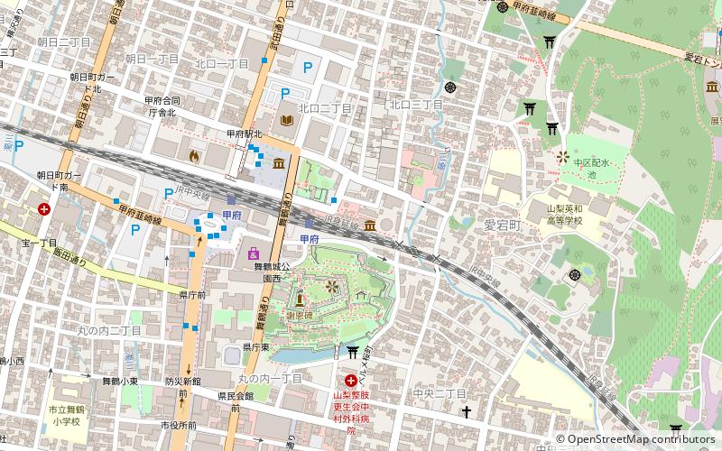 xiaosana zangno mei shu guan kofu location map