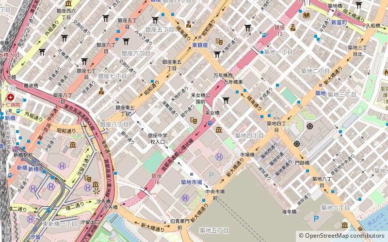 Shinbashi Enbujō location map