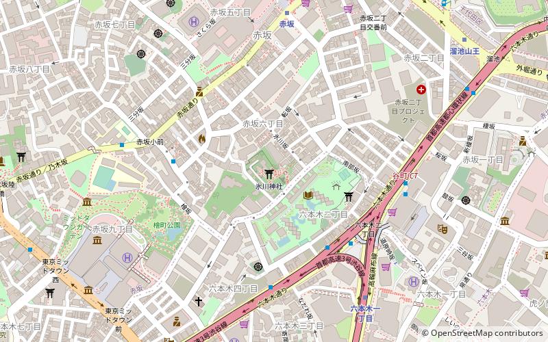 Hikawa Shrine location map